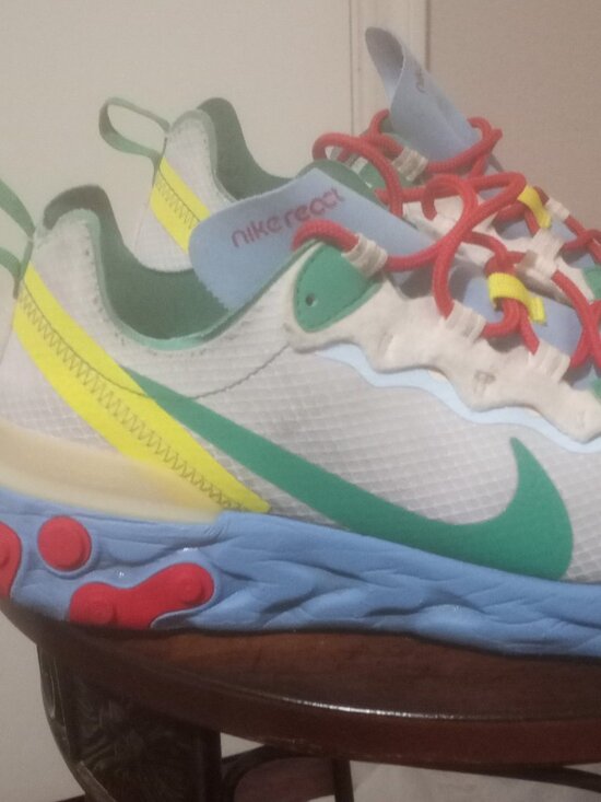 Nike React Element 55 SE Super Nintendo Men\'s Sz 8.5 Athletic Workout CT1142-800 main image 4